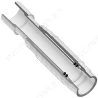 1" PVC Repair Coupling, EPDM