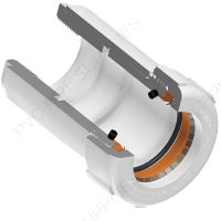1" PVC GripLoc Compression Female Adapter, EPDM