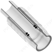 3/4" PVC Short Repair Coupling, EPDM