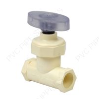 3/4" CPVC CTS Stop Valve Socket x Socket