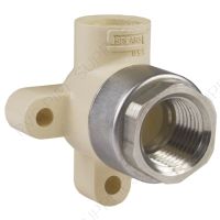 1/2" CPVC CTS Drop Ear Elbow Socket x FPT