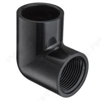 3/4" PVC Schedule 40 Black Elbow Socket x FPT