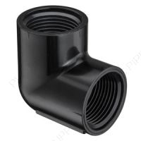 1/2" PVC Schedule 40 Black Elbow FPT x FPT