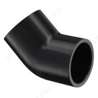 1/2" PVC Schedule 40 Black Elbow Socket x Socket