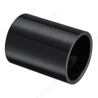 1-1/4" PVC Schedule 40 Black Coupling Socket x Socket