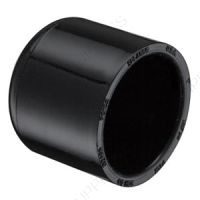 6" PVC Schedule 40 Black Cap Socket