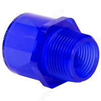1" PVC Low Extractable Adapter MPT x Socket