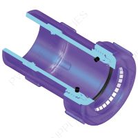 3/4" PVC Low Extractable GripLoc Transition Coupling EPDM O-Ring