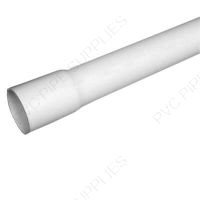 1 1/2" x 20' Bell End Schedule 40 PVC Pipe