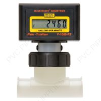 4" Schedule 80 Pipe Paddlewheel Flow Meter with Saddle Mount Body (100-1000 GPM), RB-400S8-GPM1