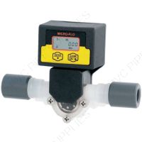 1/8" FTP Micro-Flo Paddlewheel Flow Meter with Flow Rate and Totalizing (1.6-15.8 GPH), FV1-201-5V