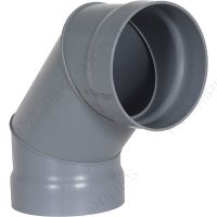 4" CPVC Duct 90 Degree Elbow, 1834-90-04