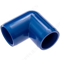 1/2" Blue Elbow Furniture Grade PVC Fitting