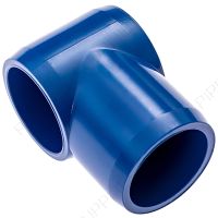 1/2" Blue T-L Slip Tee Furniture Grade PVC Fitting