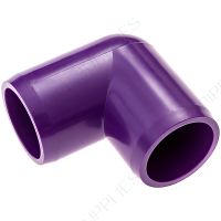 1/2" Purple Elbow Furniture Grade PVC Fitting