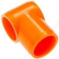 3/4" Orange T-L Slip Tee Furniture Grade PVC Fitting