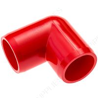 3/4" Red Elbow Furniture Grade PVC Fitting