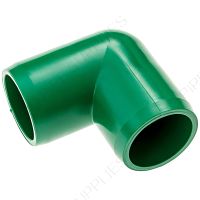 1" Green Elbow Furniture Grade PVC Fitting1