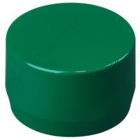 2" Green End Cap Furniture Grade PVC Fitting