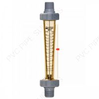 3/4" MPT Elbow Polysulfone Flow Meter (1-10 GPM), F-45750LE-12
