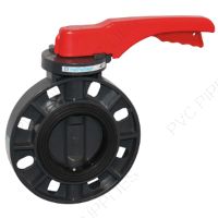 2" Hayward BYCS Series PVC Butterfly Valve Lever, EPDM Liner