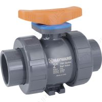 1/2" Hayward TBH Series True Union CPVC Ball Valve w/Socket and Threaded ends