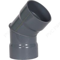 6" PVC Duct 45 Degree Elbow, 1034-45-06