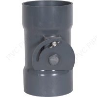 7" PVC Duct Actuated Butterfly Damper, 1034-ABD-07