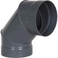 7" PVC Duct 90 Degree Elbow, 1034-90-07