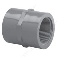 1/4" Schedule 80 PVC Coupling Threaded, 830-002