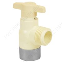 1/2" CPVC EverTUFF CTS Turn Angle Supply Stop Valve FPT x NPT, EPDM O-Ring