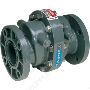 Flanged End Hayward SW1400E Series SW Swing Check Valve 4 Size PVC with EPDM Seals