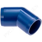 1/2" Blue 45 Elbow Furniture Grade PVC Fitting
