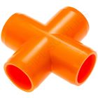1/2" Orange Cross Furniture Grade PVC Fitting