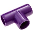 1/2" Purple Tee Furniture Grade PVC Fitting