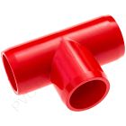 1/2" Red Tee Furniture Grade PVC Fitting