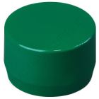 3/4" Green End Cap Furniture Grade PVC Fitting