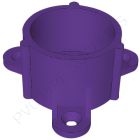 1 1/4" Purple Table Cap Furniture Grade PVC Fitting