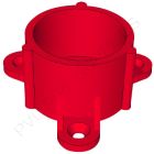 1 1/4" Red Table Cap Furniture Grade PVC Fitting